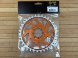 Burgtec Thick Thin Kettenblatt für SRAM 8-Loch 34T orange