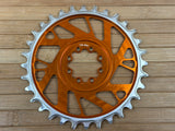 Burgtec Thick Thin Kettenblatt für SRAM 8-Loch 32T orange