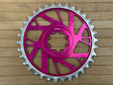 Burgtec Thick Thin Kettenblatt für SRAM 8-Loch 34T pink