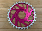 Burgtec Thick Thin Kettenblatt für SRAM 8-Loch 32T pink