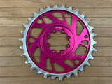 Burgtec Thick Thin Kettenblatt für SRAM 8-Loch 30T pink