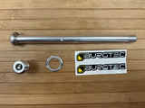 Burgtec Yeti 174mm Rear Axle / Achse silber