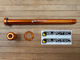 Burgtec Yeti 174mm Rear Axle / Achse orange