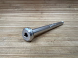 Burgtec Yeti 174mm Rear Axle / Achse silber