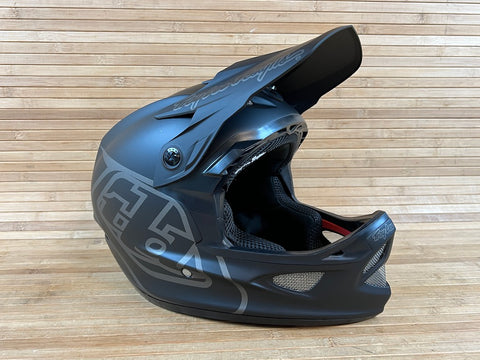 Troy Lee Designs D3 Fiberlite Mono Fullface Helm Black Gr. M