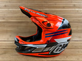 Troy Lee Designs D4 Carbon Fullface Helm Saber Red Gr. XL