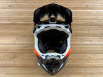 Troy Lee Designs D4 Carbon Fullface Helm Reverb Black / White Gr. L