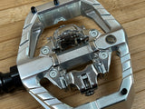 Title Connect Clipless Klickpedale / Pedale chrom