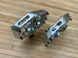 Title Connect Clipless Klickpedale / Pedale chrom