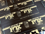 Fox Decal Kit Dämpfer Podium Gold Limited Edtion 50 Jahre