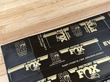Fox Decal Kit Dämpfer Podium Gold Limited Edtion 50 Jahre