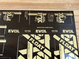 Fox Decal Kit Dämpfer Podium Gold Limited Edtion 50 Jahre