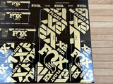 Fox Decal Kit Dämpfer Podium Gold Limited Edtion 50 Jahre