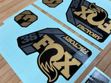 Fox Decal Kit 36 2025 F-S Kashima Shiny Black Fork
