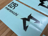 Marzocchi 58 Decal Kit Dekorbogen 2024 Clear Logo