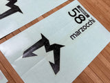 Marzocchi 58 Decal Kit Dekorbogen 2024 Clear Logo