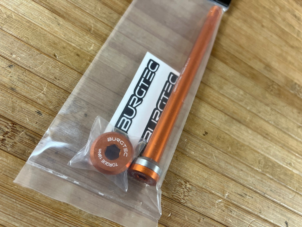 Cube Boost Rear Axel Burgtec Transition 171mm Rear Axle / Achse orange – RTF Bikeparts