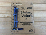 Peaty's Tubeless Ventile MK2 80mm Navy blau