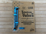 Peaty's Tubeless Ventile MK2 80mm türkis