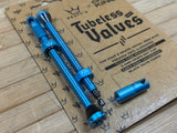 Peaty's Tubeless Ventile MK2 80mm türkis
