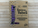 Peaty's Tubeless Ventile MK2 80mm purple / lila