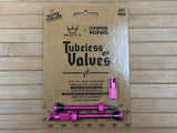 Peaty's Tubeless Ventile MK2 60mm pink