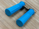 Peaty's Monarch Grip Knurl Thick Griffe türkis