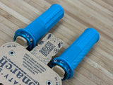 Peaty's Monarch Grip Knurl Thick Griffe türkis