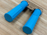 Peaty's Monarch Grip Knurl Thin Griffe türkis