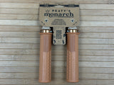 Peaty's Monarch Grip Knurl Thin Griffe Gum braun