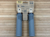 Peaty's Monarch Grip Knurl Thick Griffe grau
