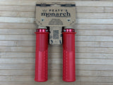Peaty's Monarch Grip Knurl Thick Griffe rot