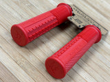 Peaty's Monarch Grip Knurl Thick Griffe rot