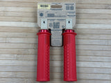 Peaty's Monarch Grip Knurl Thick Griffe rot