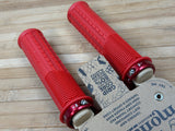 Peaty's Monarch Grip Knurl Thin Griffe rot