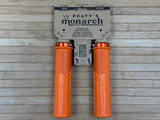 Peaty's Monarch Grip Knurl Thin Griffe orange