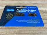 KMC Missinglink Kettenschloss 12-fach für SRAM Shimano KMC gold