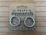 Peaty's Monarch Grip Lock Ring Set silber