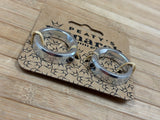 Peaty's Monarch Grip Lock Ring Set silber