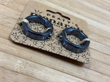Peaty's Monarch Grip Lock Ring Set slate grau