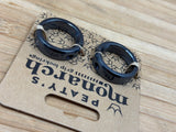 Peaty's Monarch Grip Lock Ring Set slate grau
