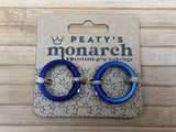 Peaty's Monarch Grip Lock Ring Set navy blau
