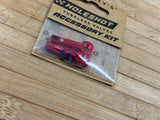 Peaty's Holeshot Tubeless Valve Accessory / Ersatzteile Kit rot