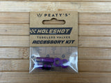 Peaty's Holeshot Tubeless Valve Accessory / Ersatzteile Kit purple lila
