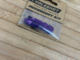 Peaty's Holeshot Tubeless Valve Accessory / Ersatzteile Kit purple lila