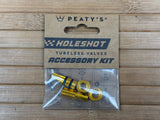 Peaty's Holeshot Tubeless Valve Accessory / Ersatzteile Kit gold