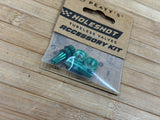 Peaty's Holeshot Tubeless Valve Accessory / Ersatzteile Kit emerald grün