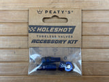 Peaty's Holeshot Tubeless Valve Accessory / Ersatzteile Kit navy blau