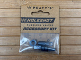 Peaty's Holeshot Tubeless Valve Accessory / Ersatzteile Kit slate grau