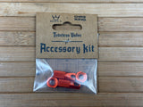 Peaty's Tubeless Valve MK2 Accessory / Ersatzteile Kit mango orange